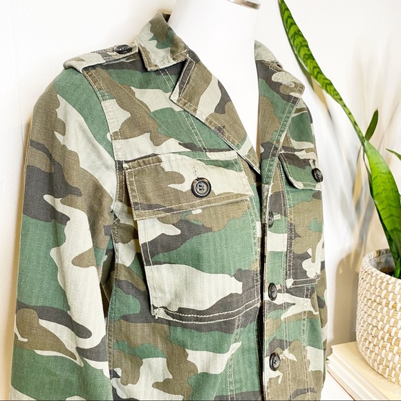 J. Crew | Camouflage Utility Shirt Chore Jacket - Picture 6 of 10